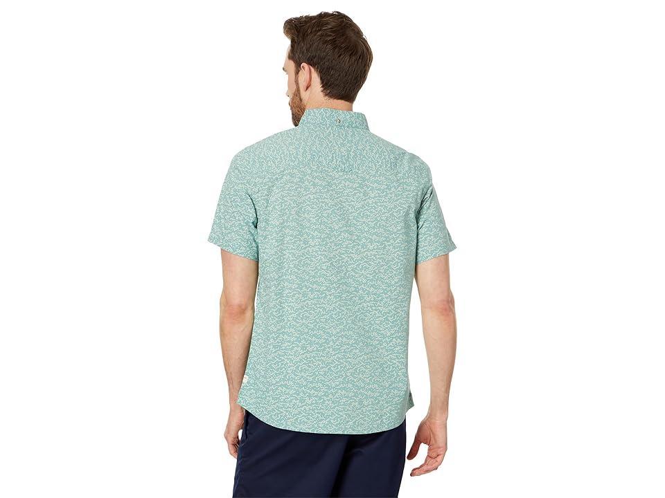 Toad&Co Mattock II Short Sleeve Shirt (Mineral Batik Waves Print) Men's Clothing Product Image