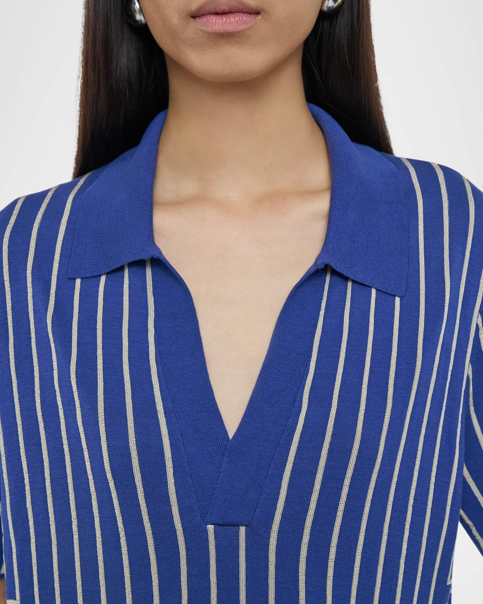Geometric Jacquard Knit Top Product Image