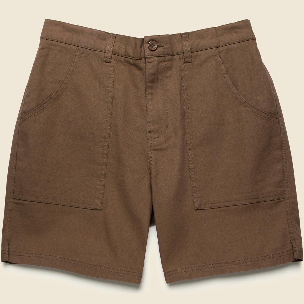 7" Trails Canvas Shorts - Earth Product Image