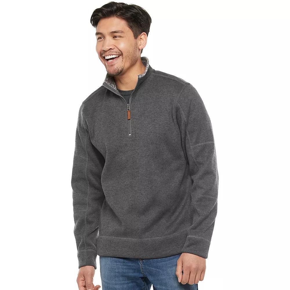 Men's Victory Outfitters Fleece Quarter-Zip Pullover, Size: Medium, Red Product Image