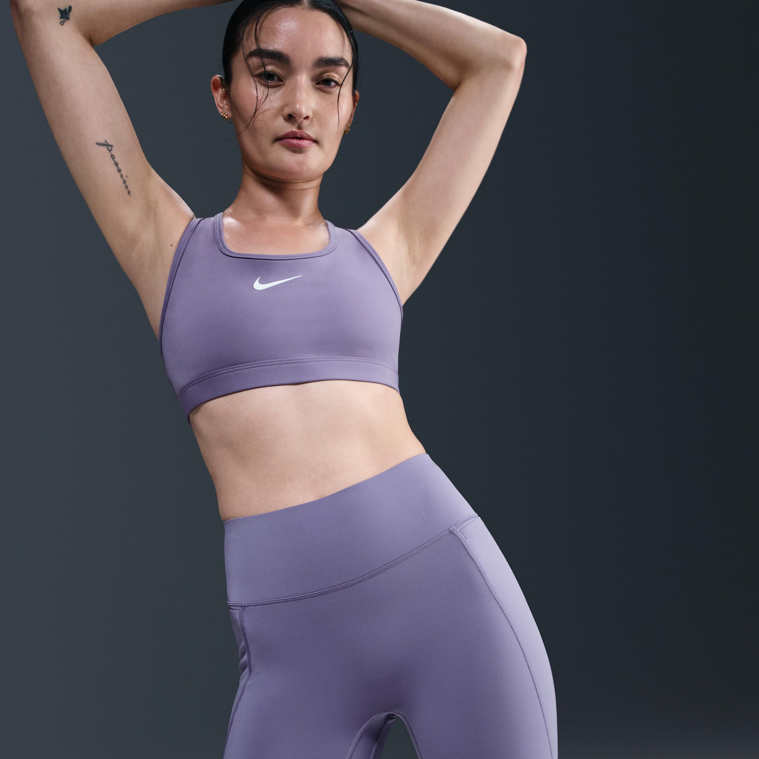 Nike Women's Universa Medium-Support High-Waisted 8" Biker Shorts with Pockets Product Image