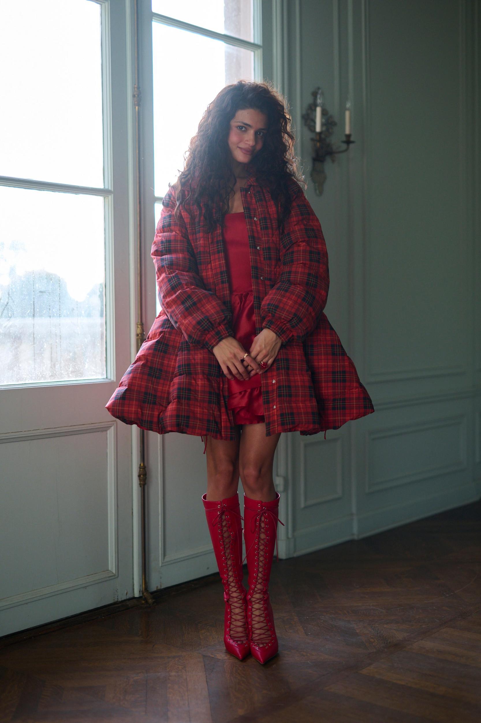 The Royal Tartan Dolly Puffer Product Image