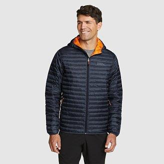 Men's Microlight Down Hooded Jacket Product Image