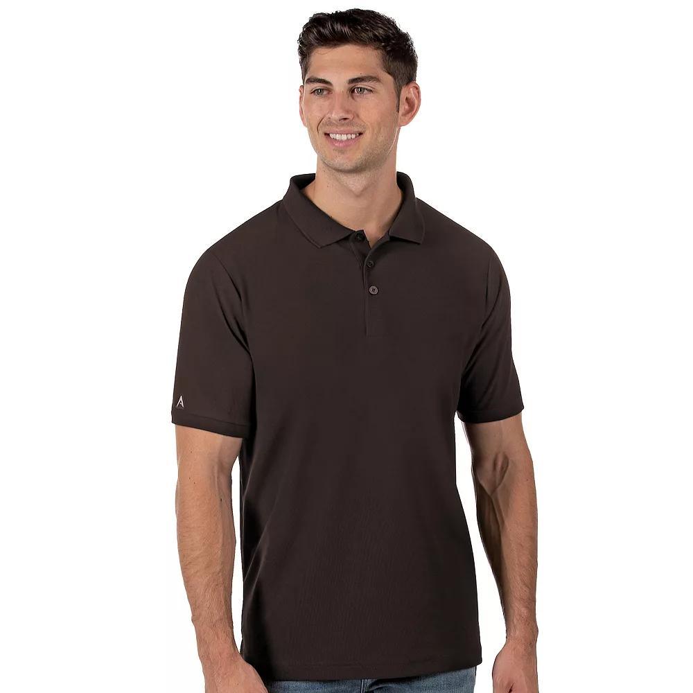 Men's Antigua Legacy Fitted Pique Polo, Size: Small, Red Product Image