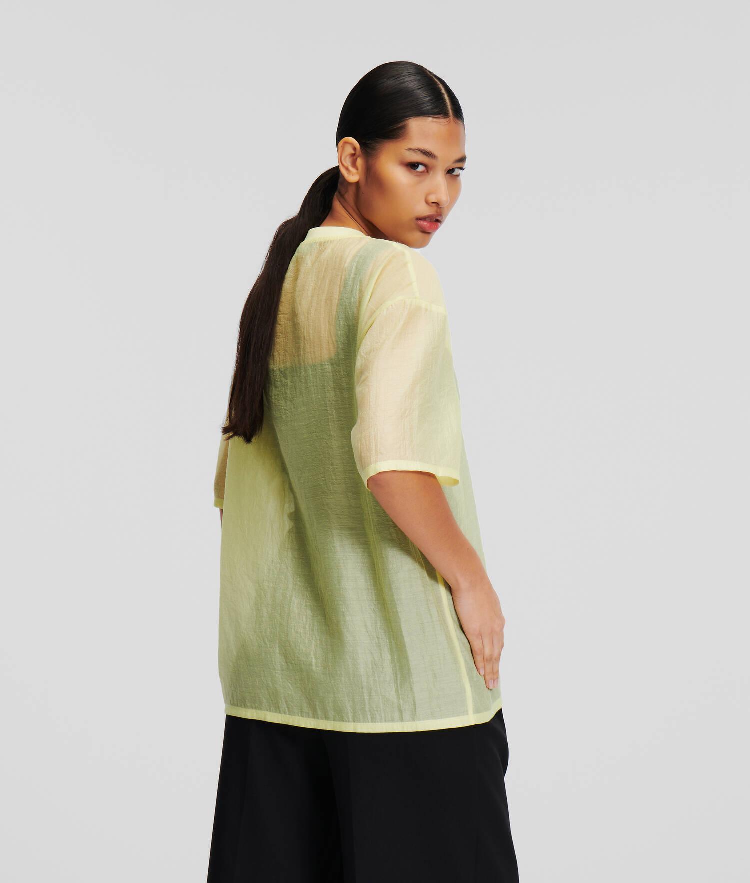KARL SIGNATURE ORGANZA T-SHIRT Product Image