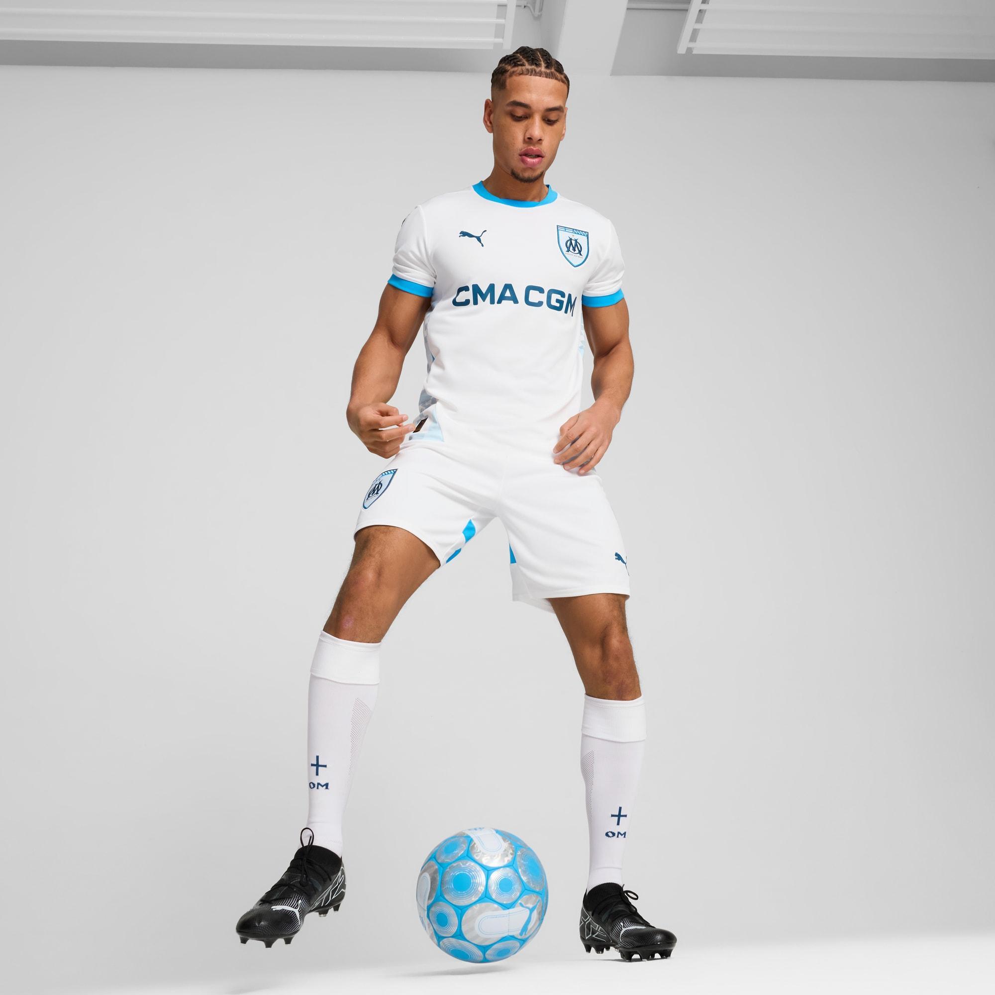 Olympique de Marseille 24/25 Men's Replica Home Soccer Jersey Product Image