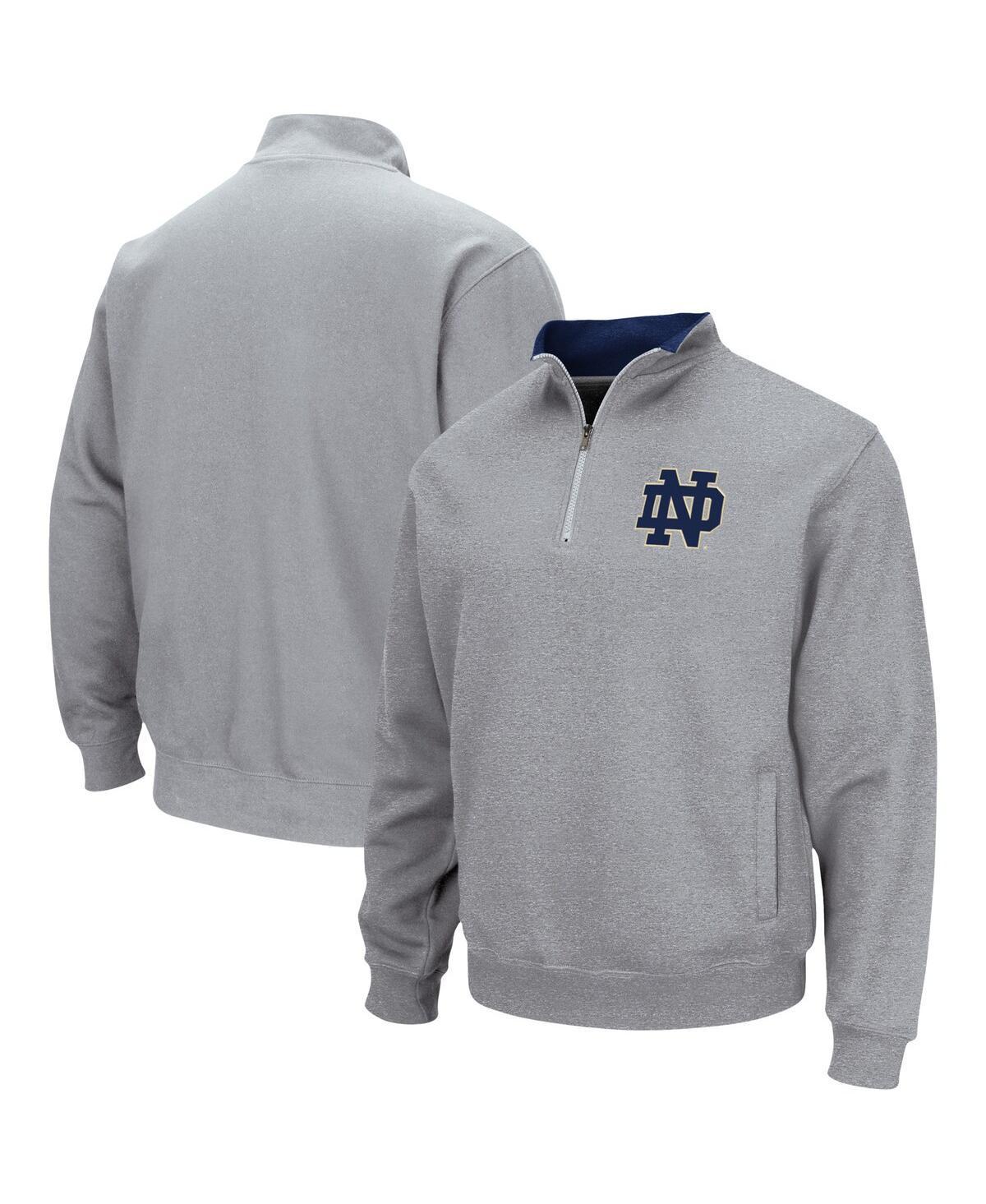 Men's Colosseum Heathered Gray UCLA Bruins Tortugas Team Logo Quarter-Zip Jacket, Size: 3XL, Grey Product Image