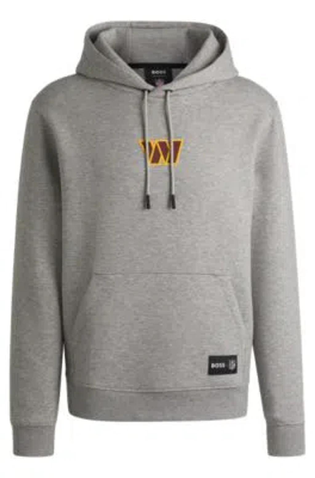 Unisex Hugo Boss Heather Gray Los Angeles Rams Woodson Tri-Blend Hoodie, Adult Unisex, Size: XL, Grey Product Image