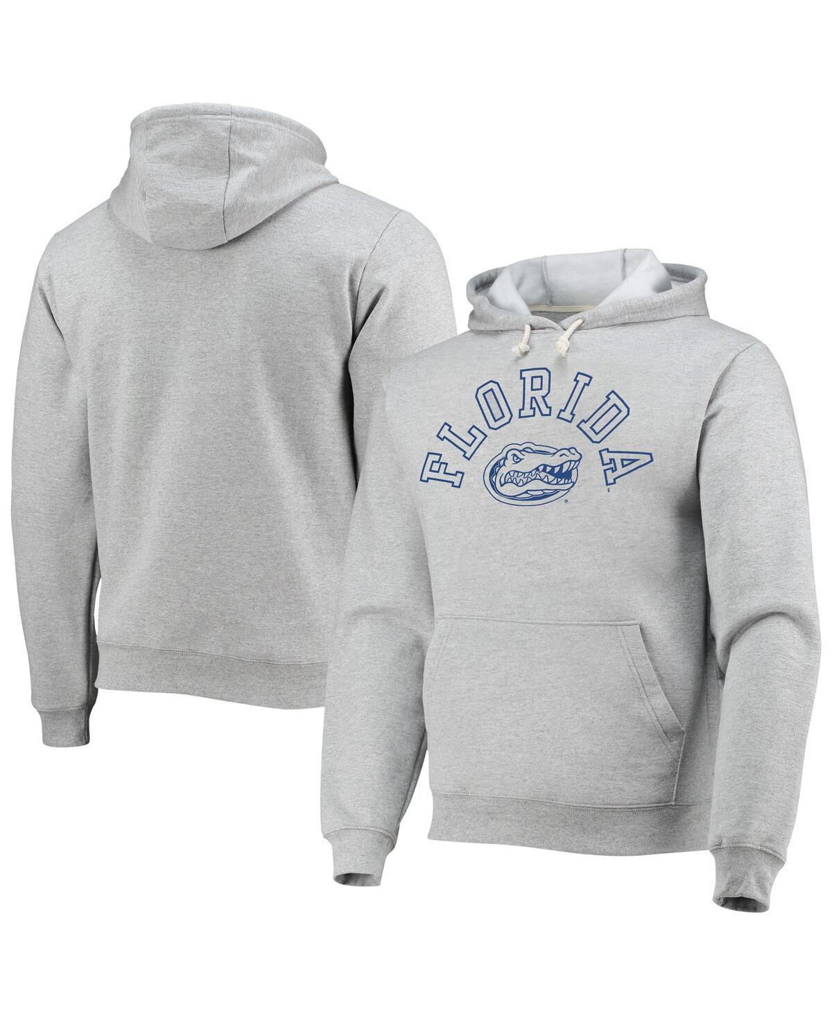 Men's League Collegiate Wear Heathered Gray Florida Gators Seal Neuvo Essential Fleece Pullover Hoodie, Size: 2XL, Grey Product Image