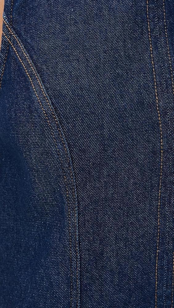 Reformation Citron Denim Mini Dress | Shopbop Product Image