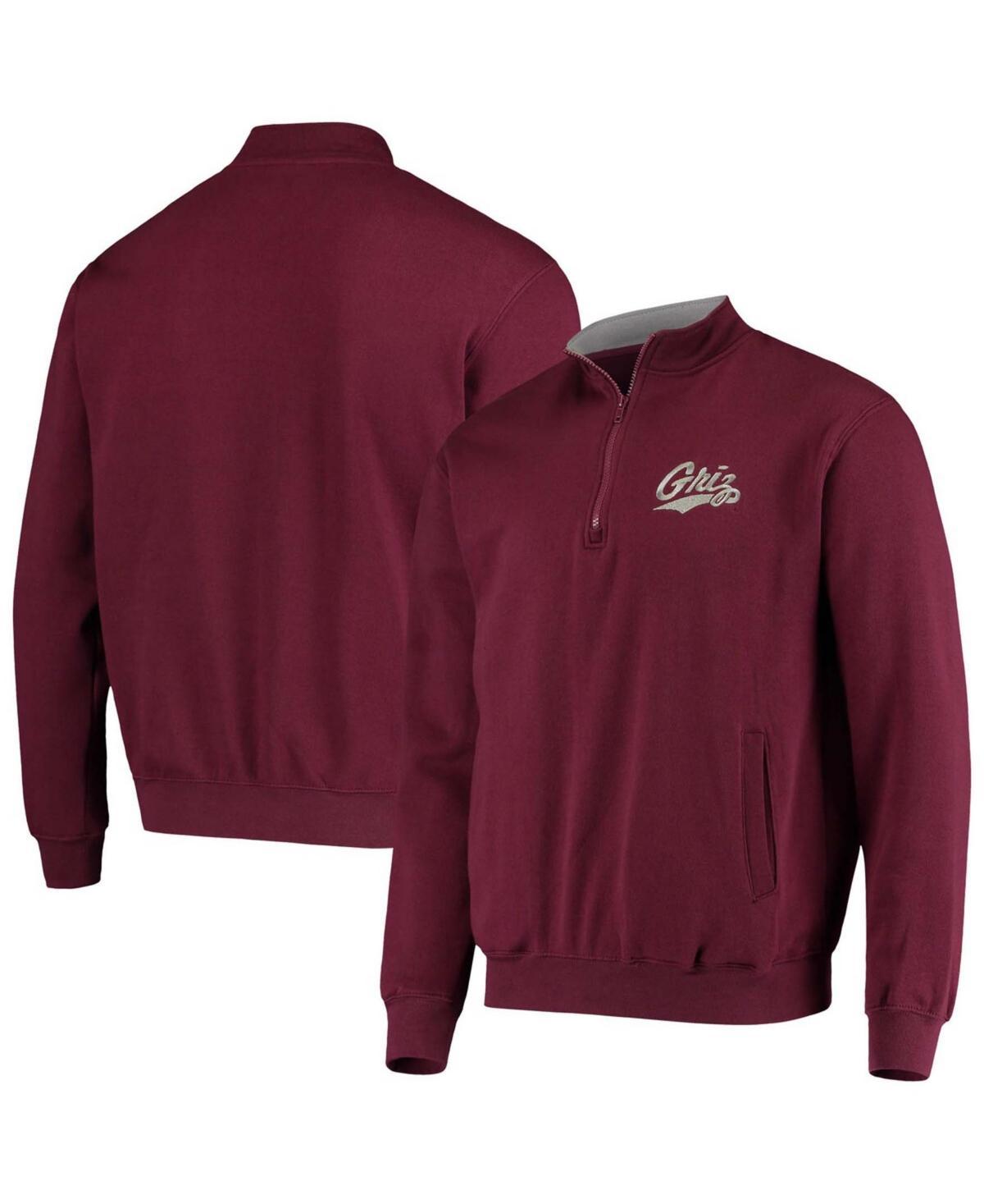 Men's Colosseum Maroon Montana Grizzlies Tortugas Logo Quarter-Zip Jacket, Size: Small, Mon Red Product Image