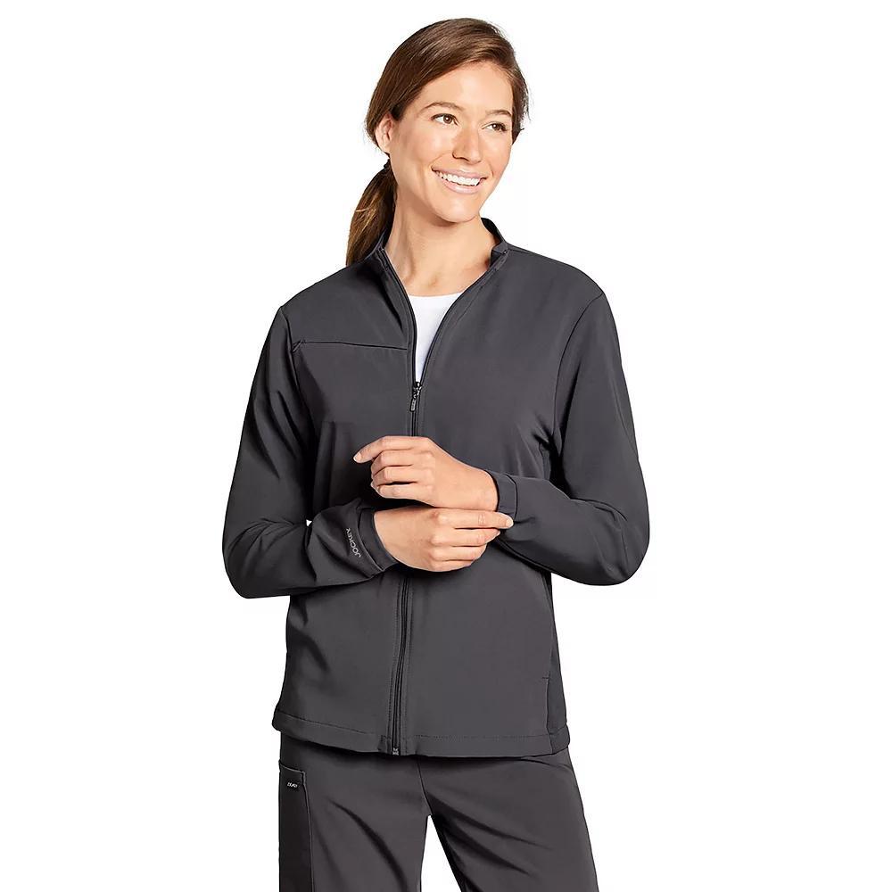 Unisex Jockey® Scrubs Zip & Go Jacket, Women's, Size: XXL, Black Product Image