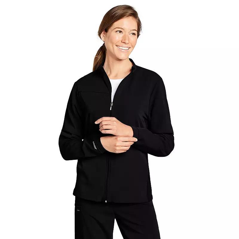 Unisex Jockey® Scrubs Zip & Go Jacket, Women's, Size: XXL, Black Product Image