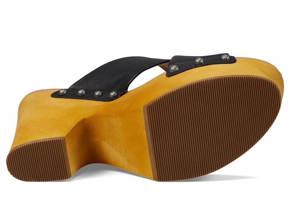 Dingo Driftwood Womens Leather Platform Sandals Product Image