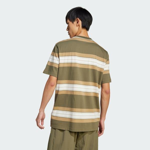 adidas Graphic Tee Olive Strata L Mens Product Image