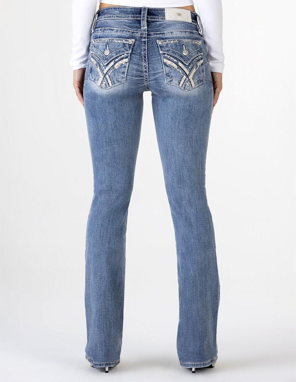 MISS ME Crissy Mae Womens Bootcut Jeans - MEDIUM WASH Product Image