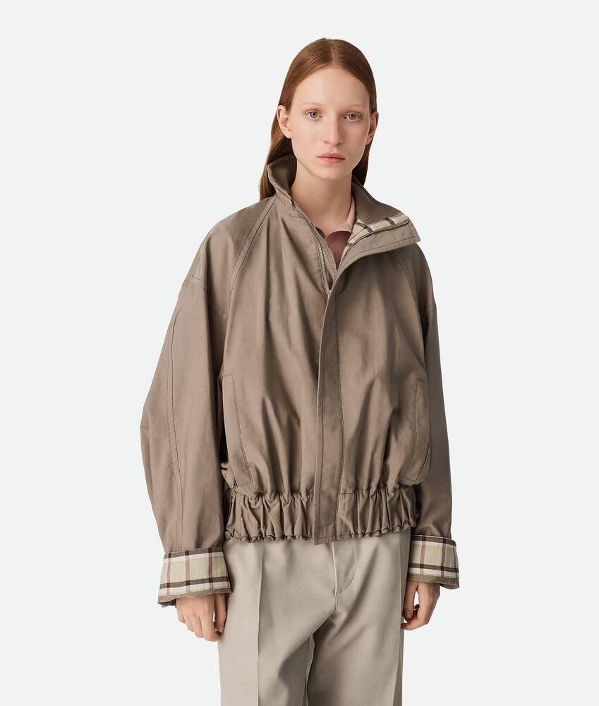 Women's Light Fine Cashmere Polo in Cameo Product Image