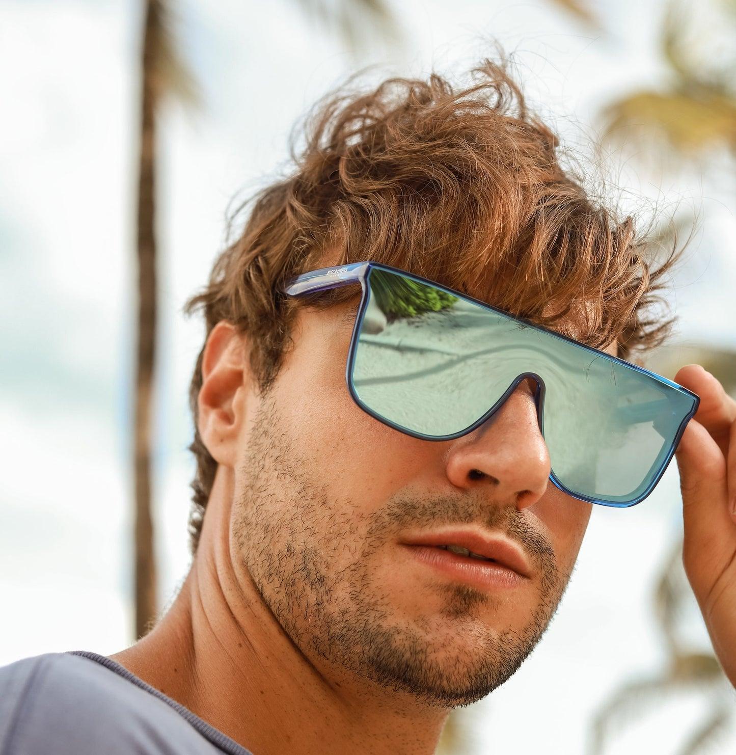 Biscayners Enid Blue Men's Sunglasses Product Image