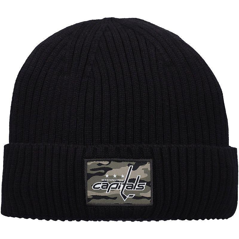 Mens adidas Washington Capitals Military Appreciation Cuffed Knit Hat Product Image