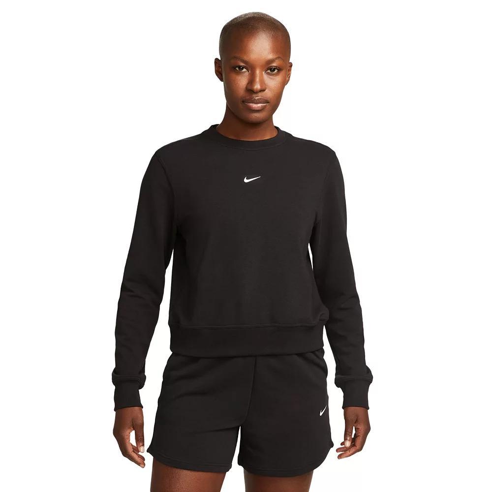 Nike Women's Dri-FIT One Crew-Neck French Terry Sweatshirt Product Image