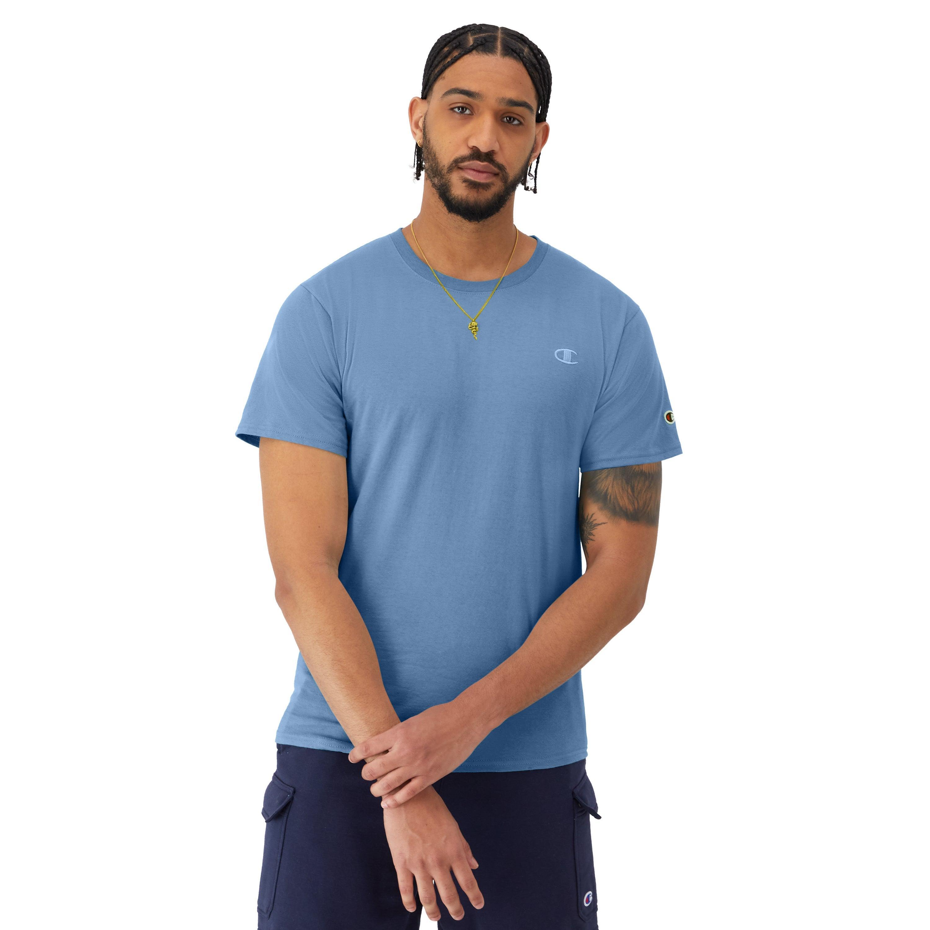 Mens Champion Classic Jersey Tee Granite Grey Product Image