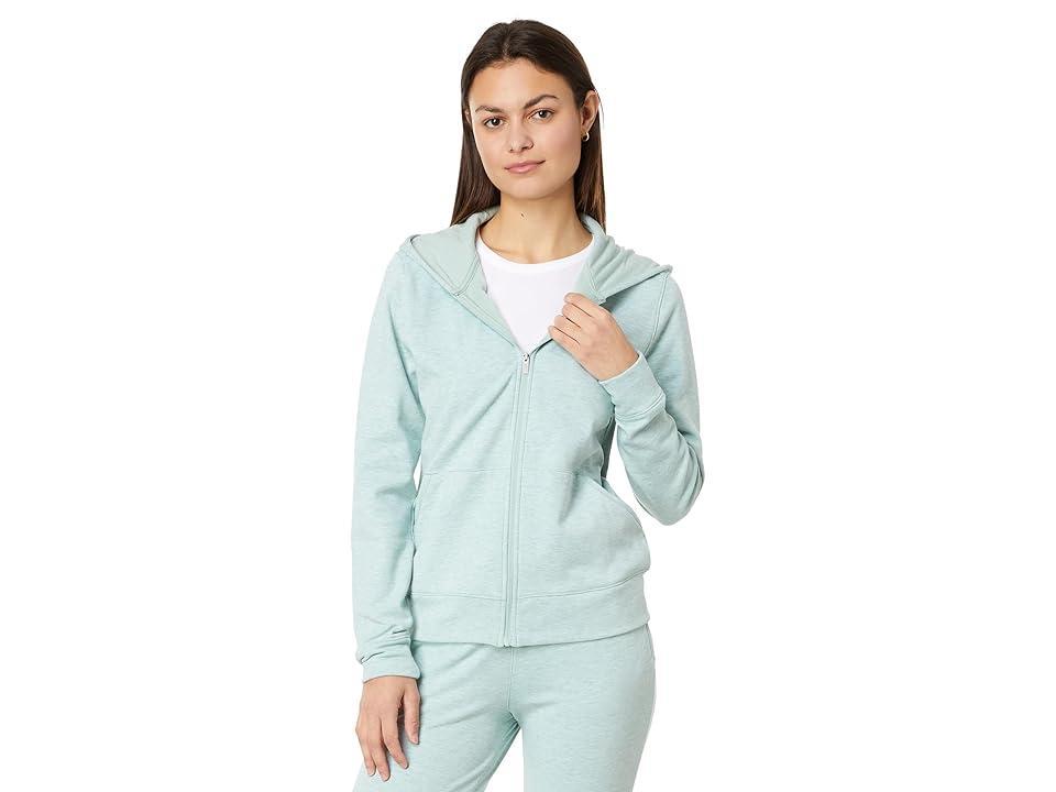 TravisMathew Cloud Zip Hood (Heather ) Women's Jacket Product Image