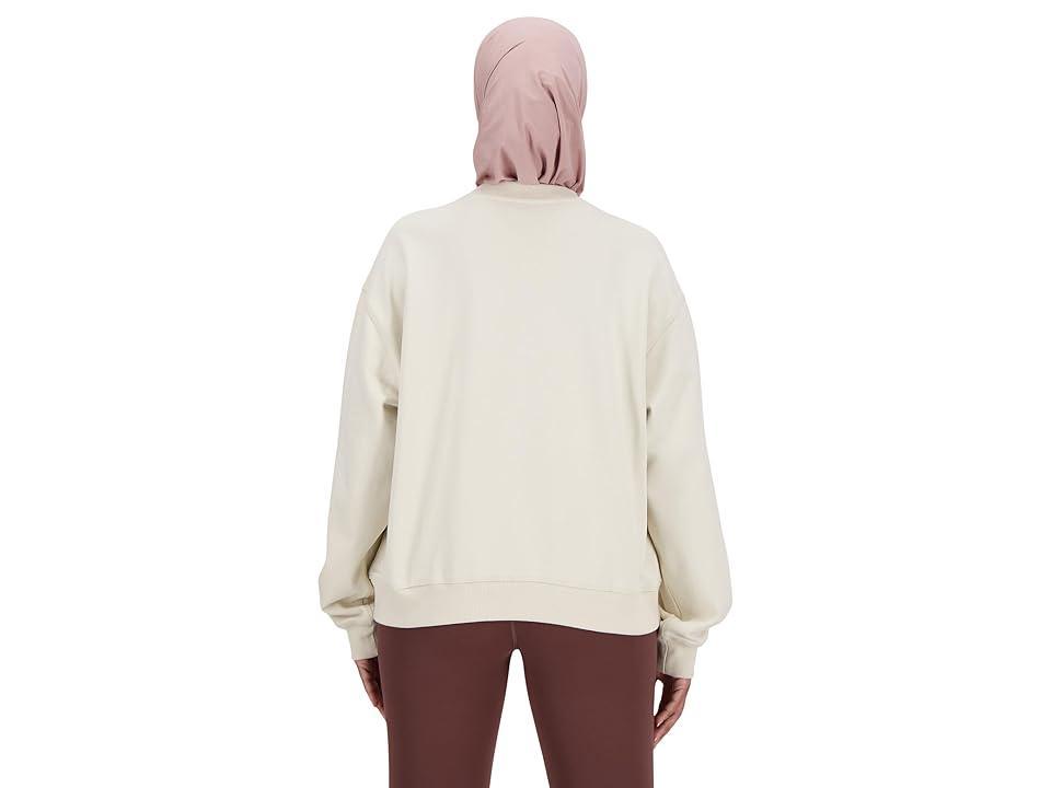 New Balance New Balance Women's Athletics French Terry Crew (Linen) Women's Clothing Product Image