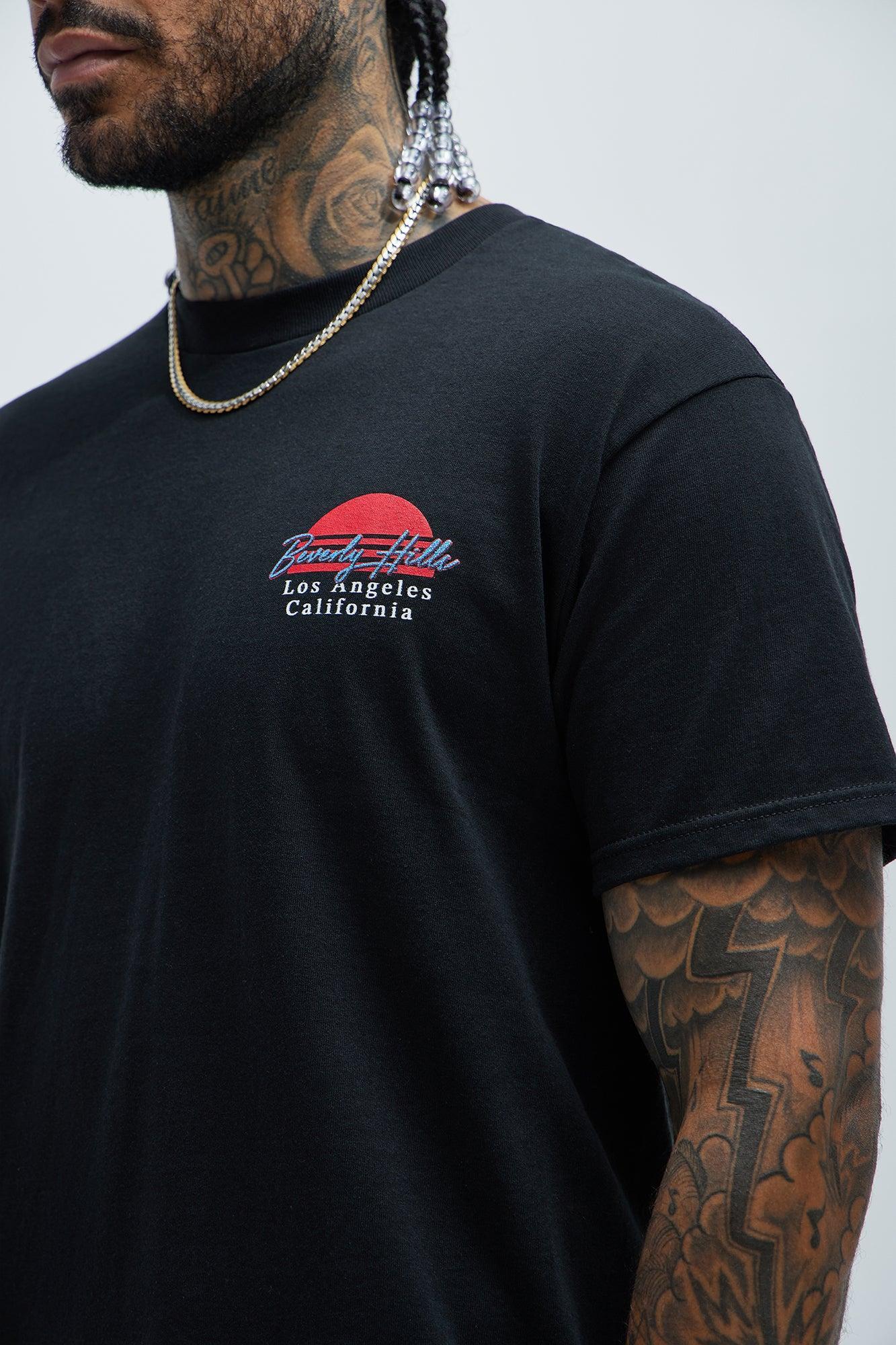 Beverly Hills Tiger Short Sleeve Tee - Black Product Image