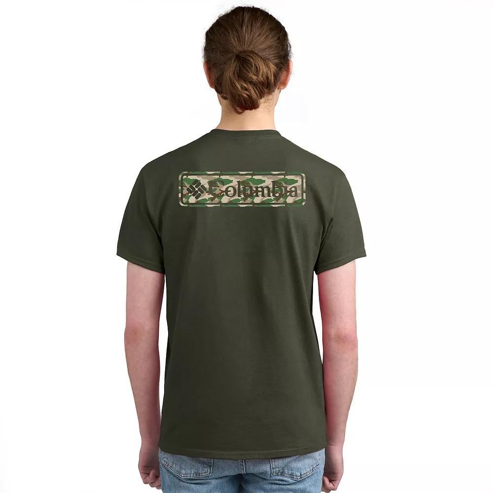 Men's Columbia Short Sleeve Graphic Tee, Size: Medium, New Green Product Image