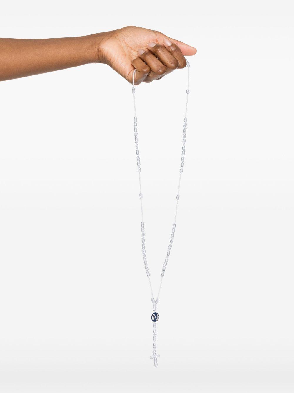 Cord Cross necklace Product Image