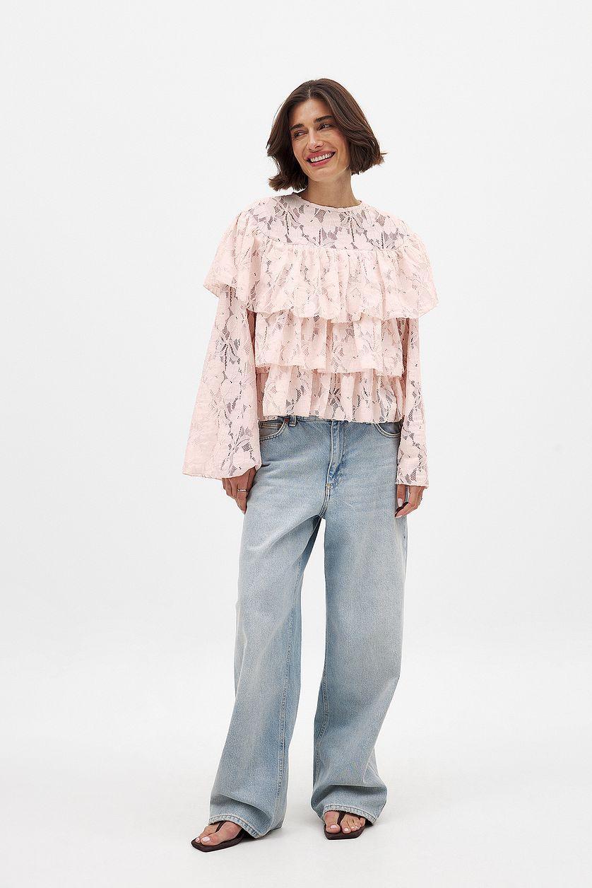 Layered Flounce Blouse Product Image