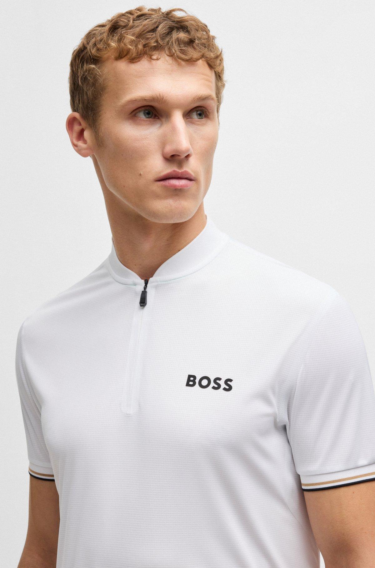 Active slim-fit polo shirt Product Image