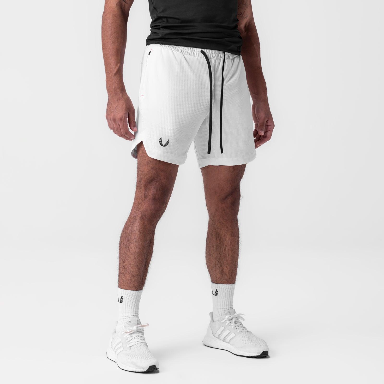 0994. AeroSilver® 7" Linerless Short - White Male Product Image