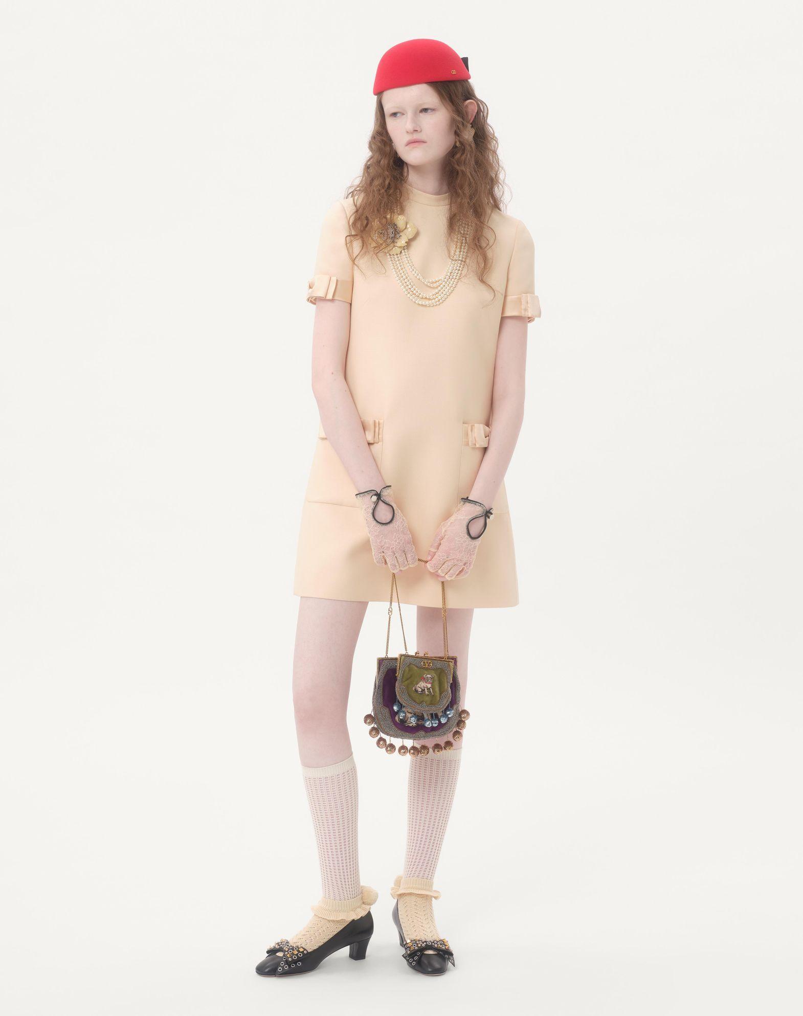 CREPE COUTURE SHORT DRESS  Product Image