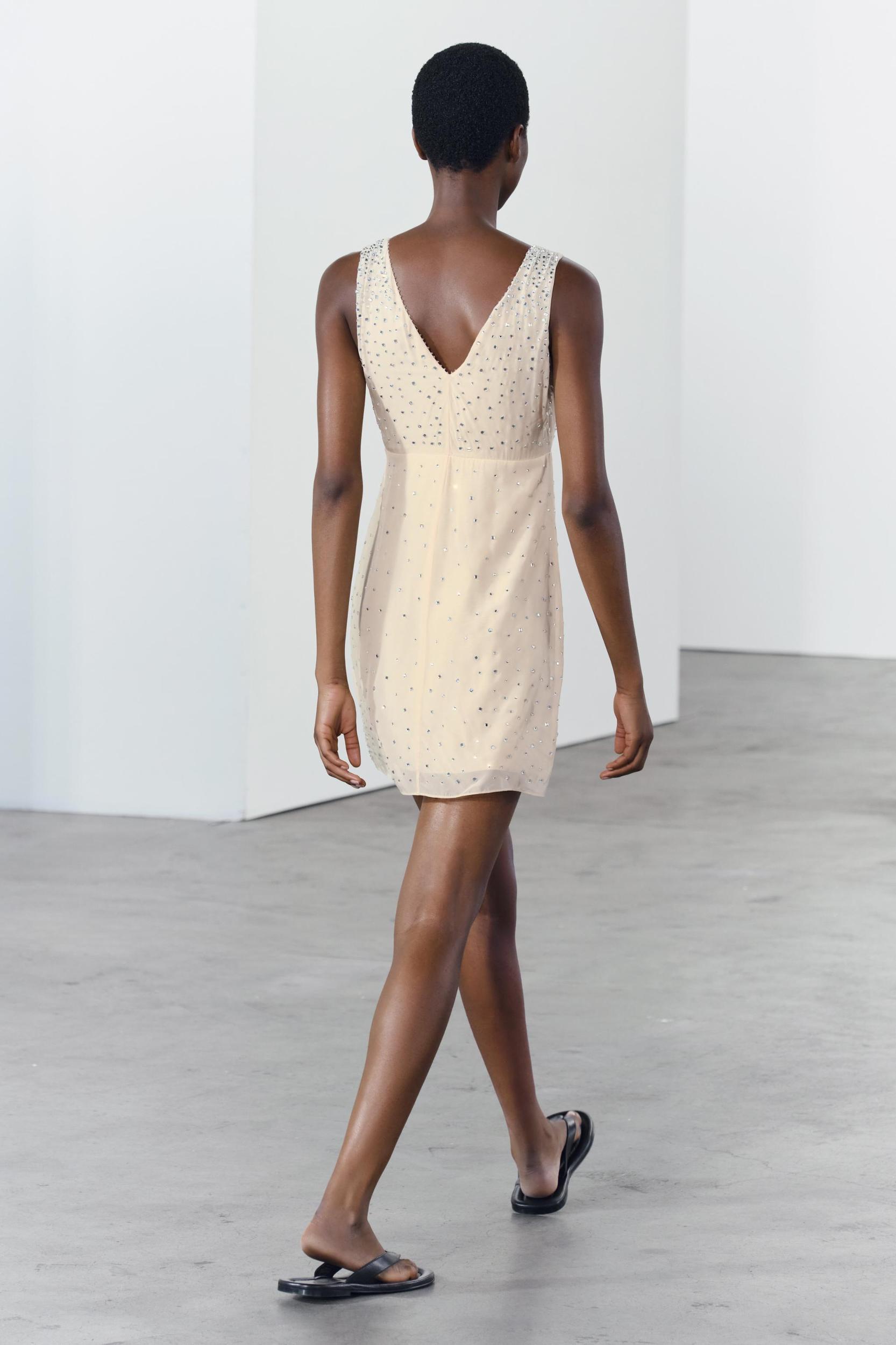 SPARKLY MINI DRESS ZW COLLECTION Product Image