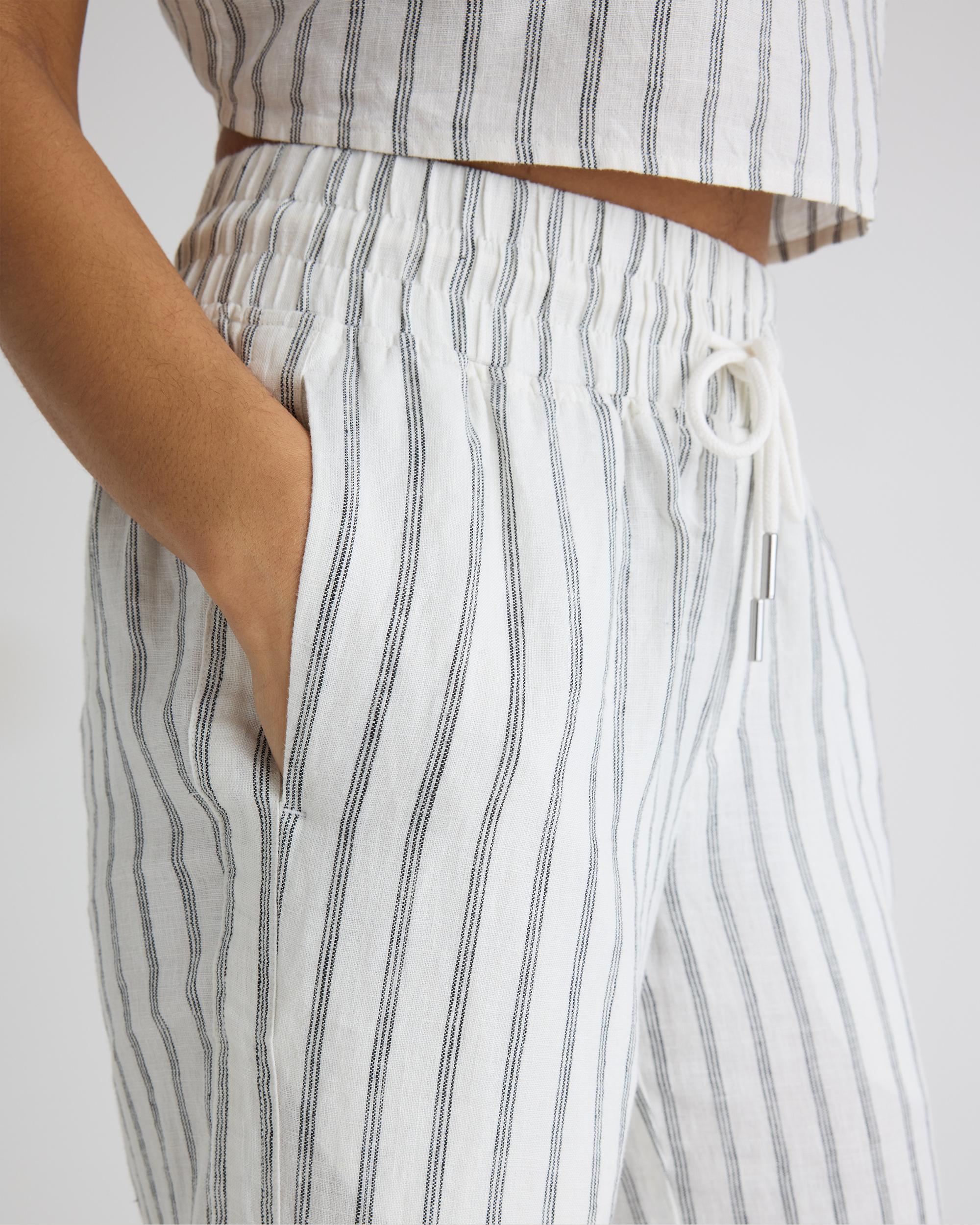 Quince | Women's 100% European Linen Wide Leg Pants Size XL Product Image