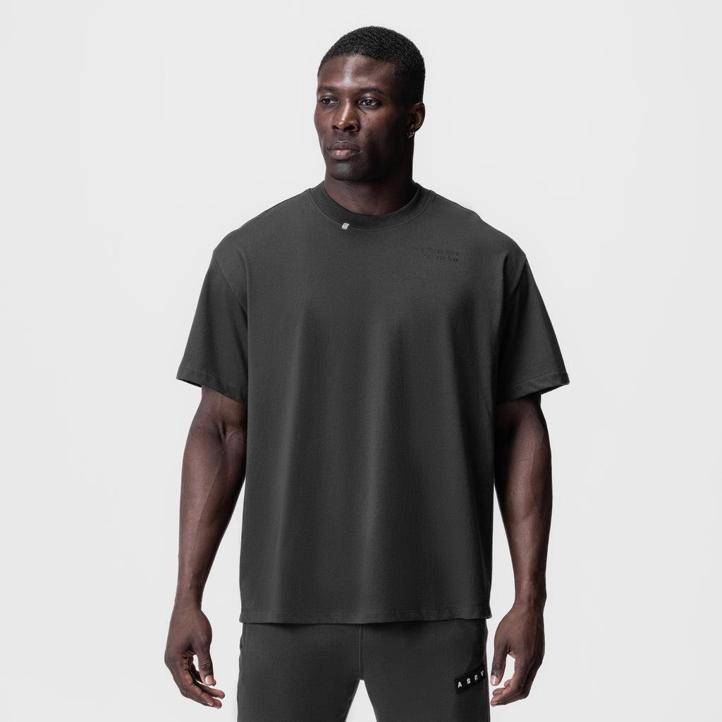 0797. Tech Essential™ Relaxed Tee - Black/Black "OTWR" Product Image