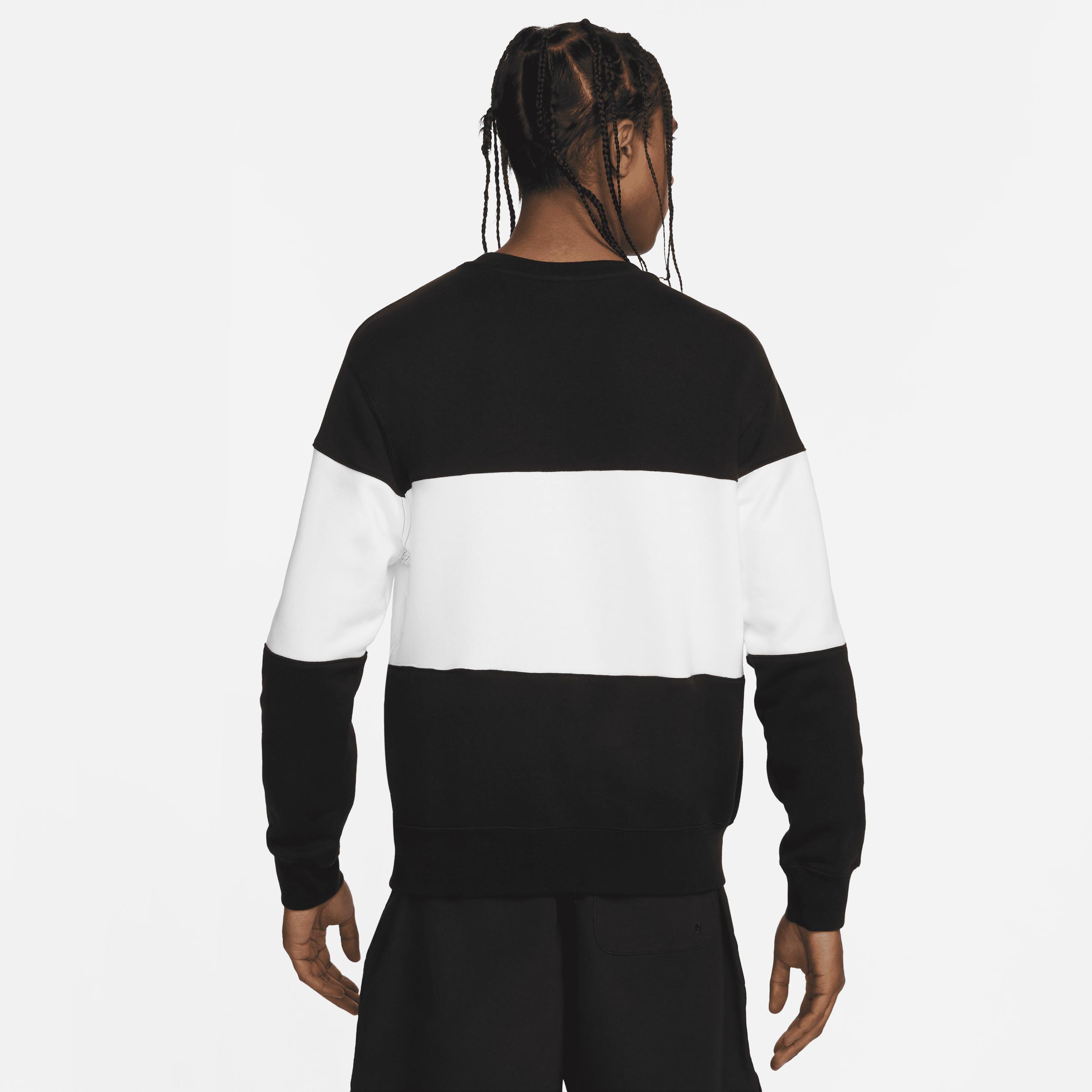 Nike Men's Club French Terry Color-Blocked Crew Product Image