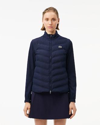 Water-Repellent Quilted Golf Jacket Product Image