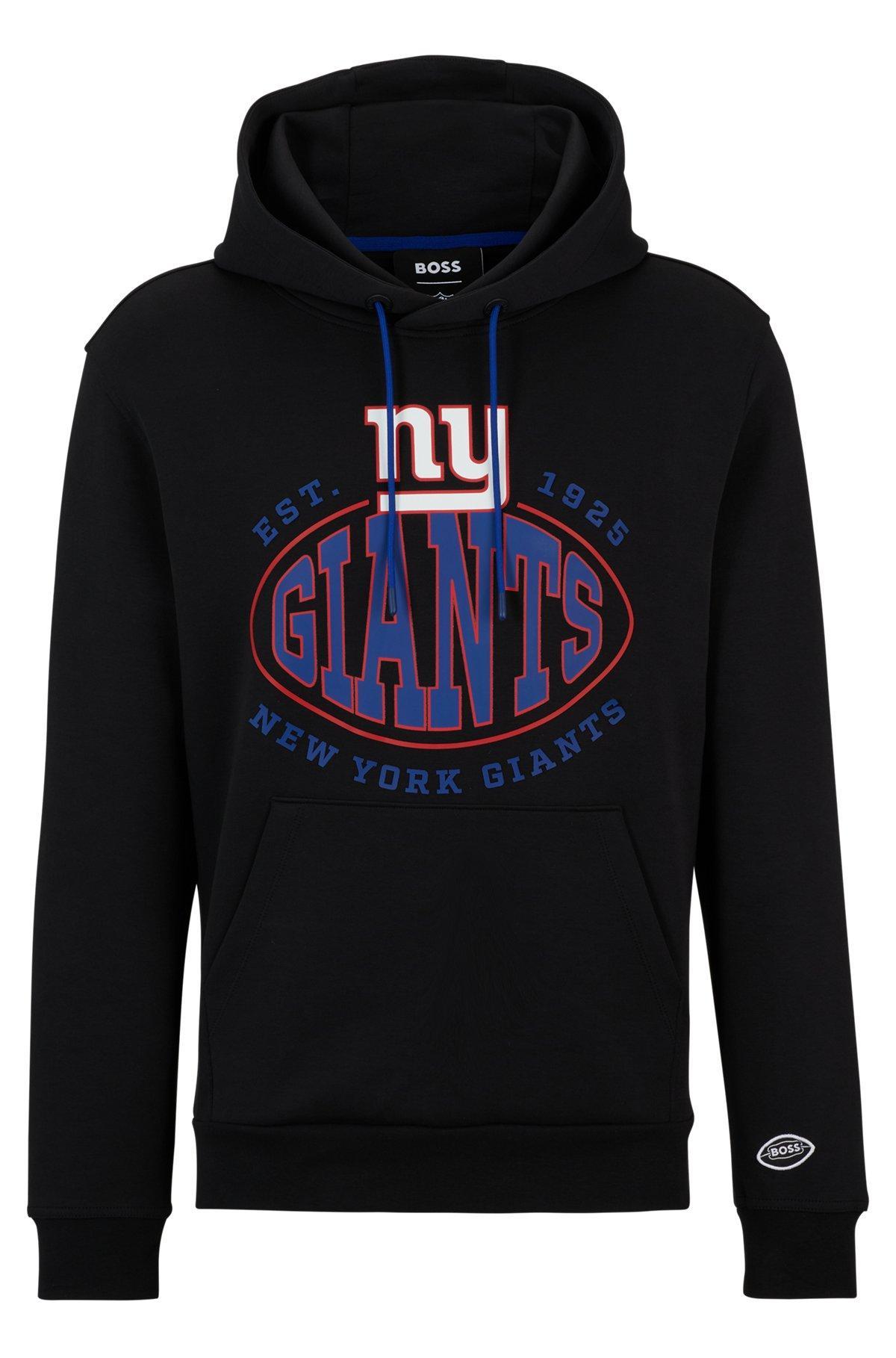  BOSS x NFL cotton-blend hoodie with collaborative branding Product Image