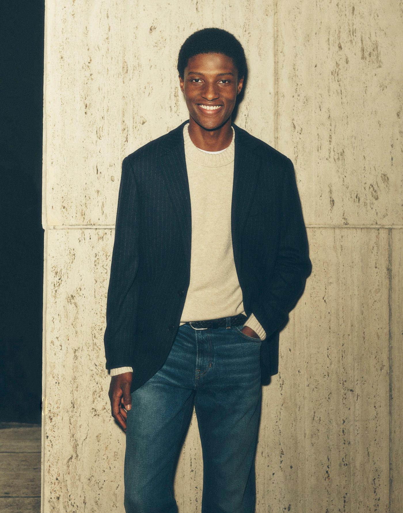 The Roebling Two-Button Blazer in Italian Fabric Product Image