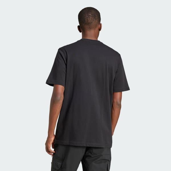 adidas Trefoil Essentials Tee Night Indigo L Mens Product Image