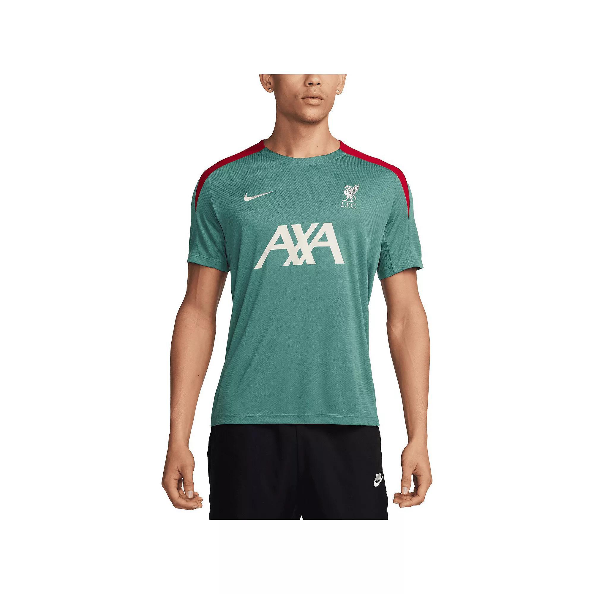 Men's Nike Green Liverpool 2024/25 Strike Performance Top, Size: Large, Lvp Green Product Image