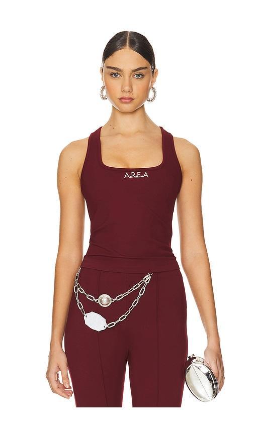 Nameplate Racerback Tank Top AREA Product Image