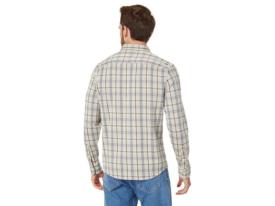 Faherty Coastline Knit Shirt (Birch River Plaid) Men's Clothing Product Image