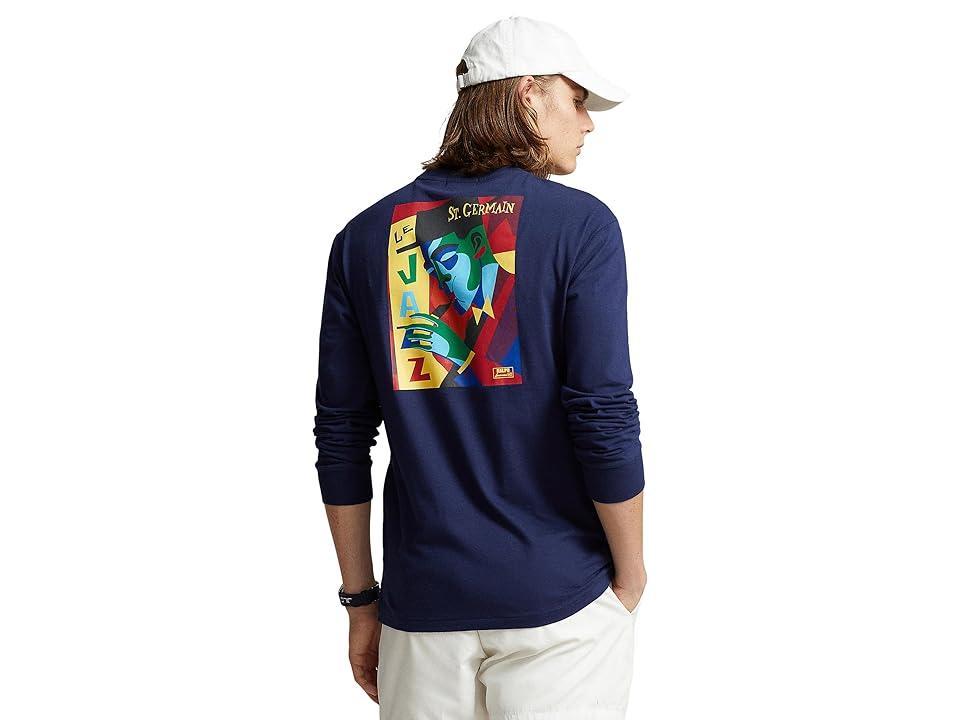 Mens Polo Long-Sleeve T-Shirt Product Image