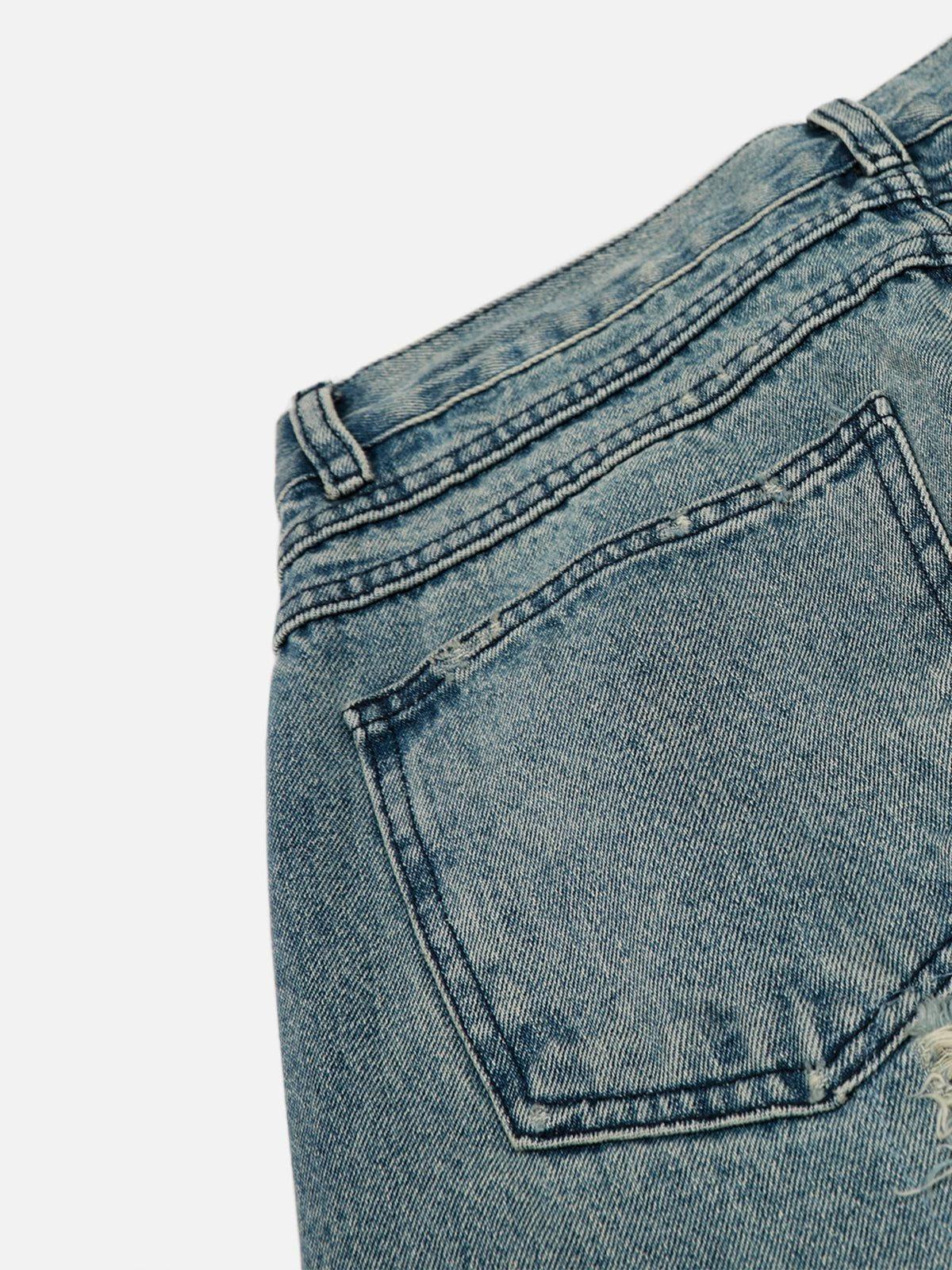 Aelfric Eden Distressed Washed Jeans Product Image