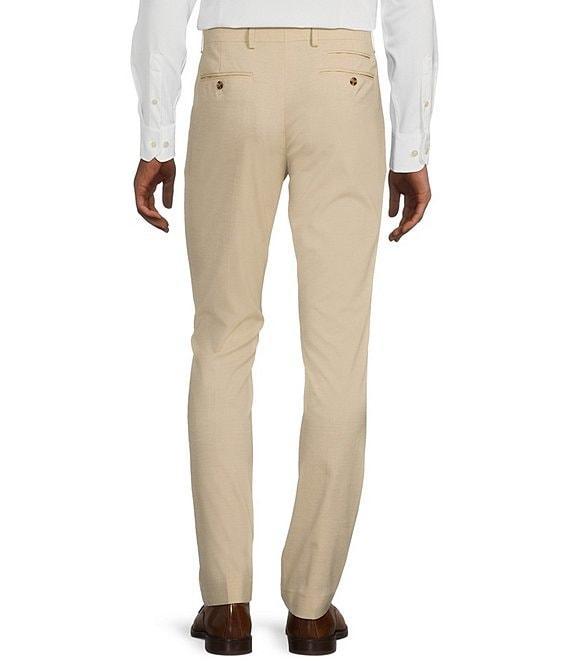 Murano Wardrobe Essentials Evan Extra Slim Fit TekFit Waistband Suit Separates Flat Front Dress Pants Product Image