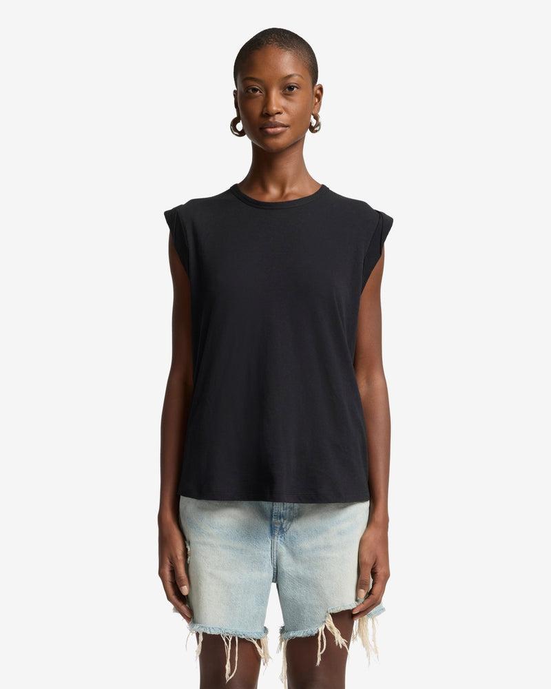 Linen Blend Muscle Tee Product Image