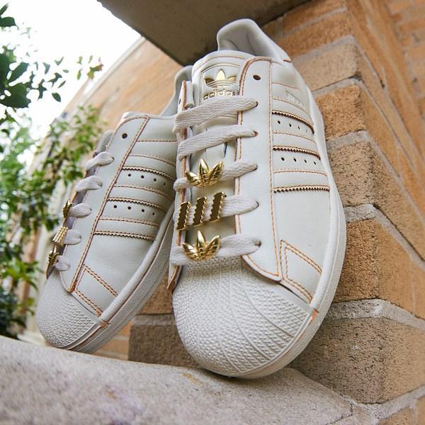 Womens adidas Superstar II Athletic Shoe - Preloved / Core Black / Off White Product Image